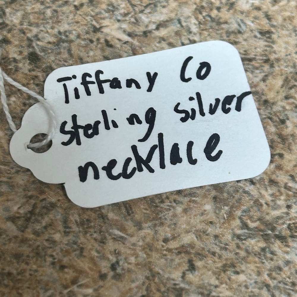 Vintage Signed Tiffany & Co. Manpower Sterling Silver Pendant Necklace - Picture 6 of 16